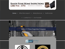 Tablet Screenshot of homeinspectorboise.com